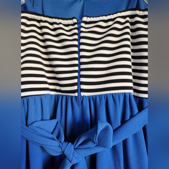 Y2K Bright Blue Maxi Dress - Picture 5 of 7